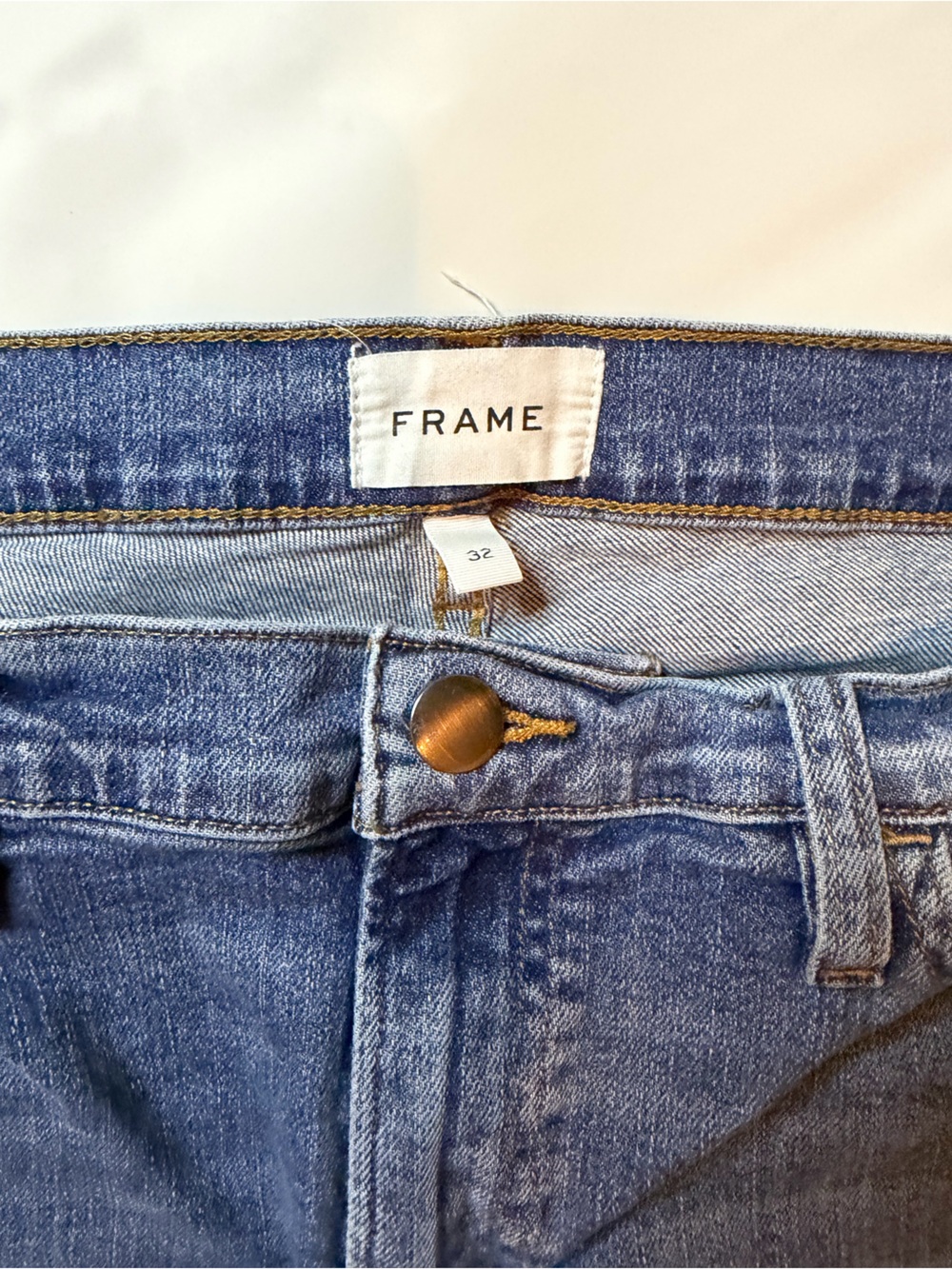 Frame Denim Women’s Blue Slim Jeans Size 32 - Picture 2 of 4